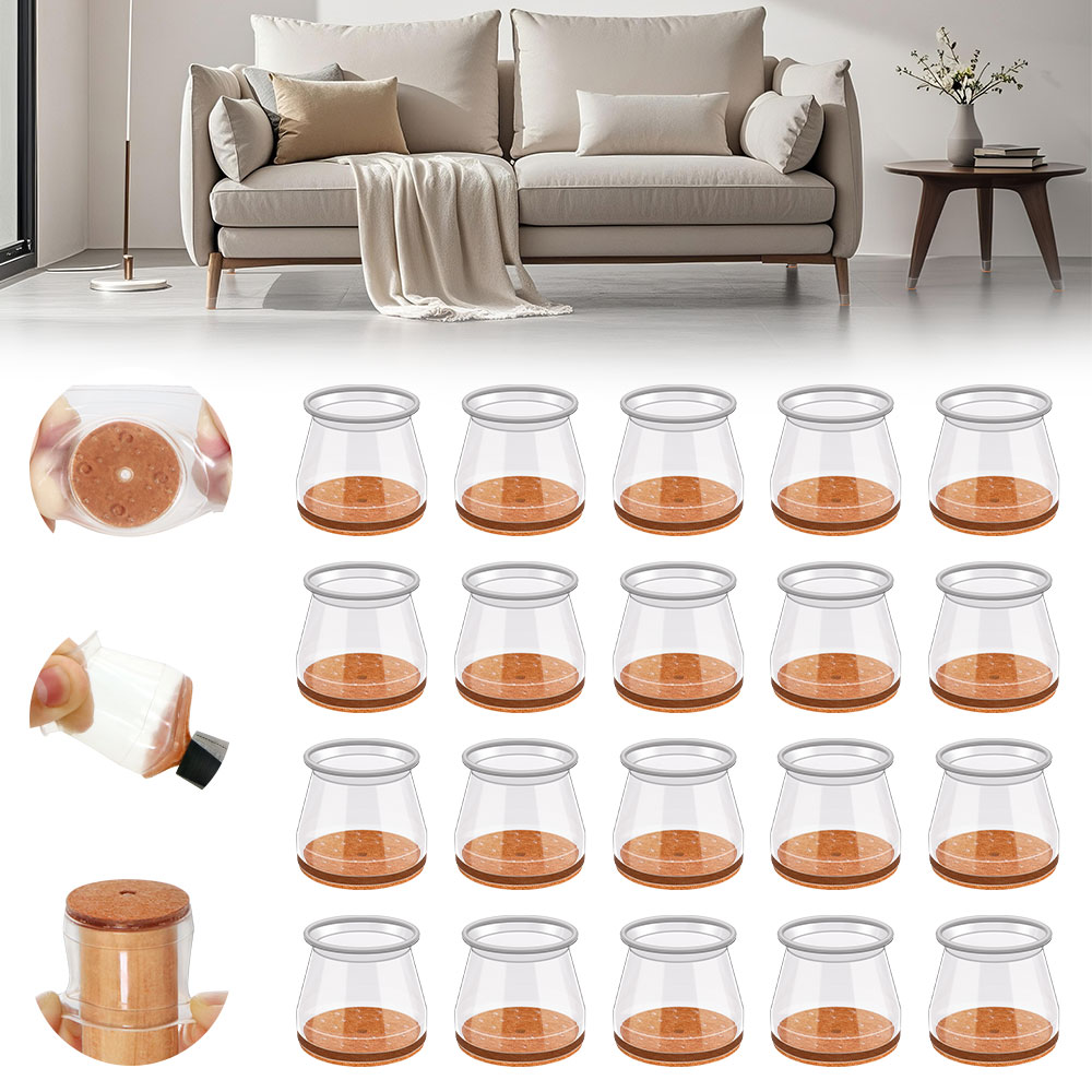 Furniture Hardware Feet - 24-36 قطعة كرسي الساق قبعات سيليكون