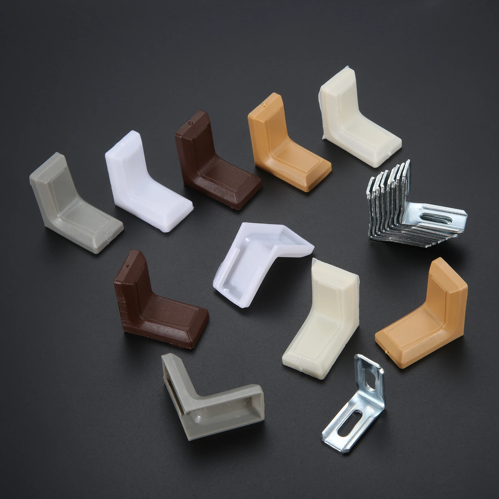 Shelf Bracket Pair - 20 قطعة 90 درجة L شكل