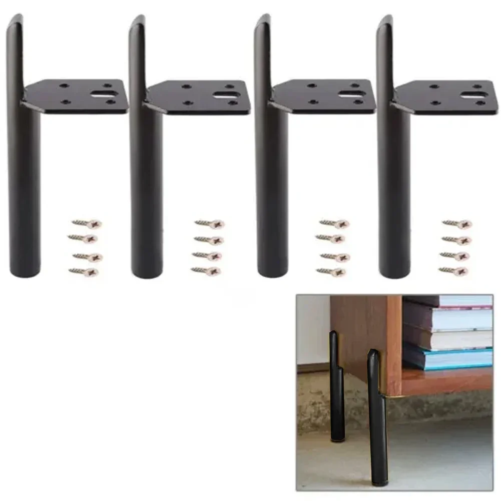 Furniture Hardware Replacement - 4 قطعة الأثاث المعدني الساق قابل