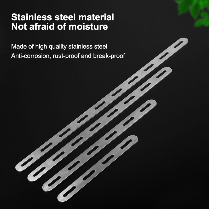 Shelf Bracket Pair - دعامة زاوية مسطحة من الفولاذ المقاوم