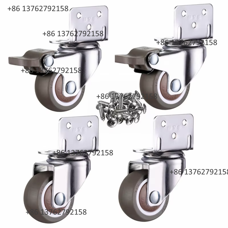 4 قطع عجلات دوارة هادئة من الم - مراجعة Furniture Hardware Replacement وسعره