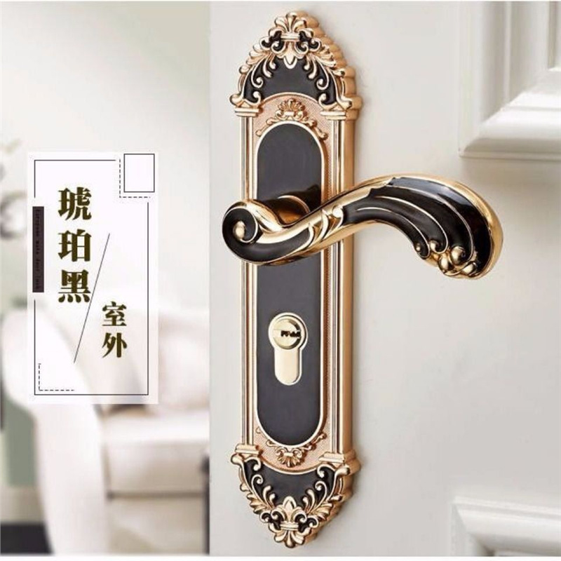 مقبض قفل باب غرفة صامت على الط - مراجعة Furniture Hardware Lock وسعره