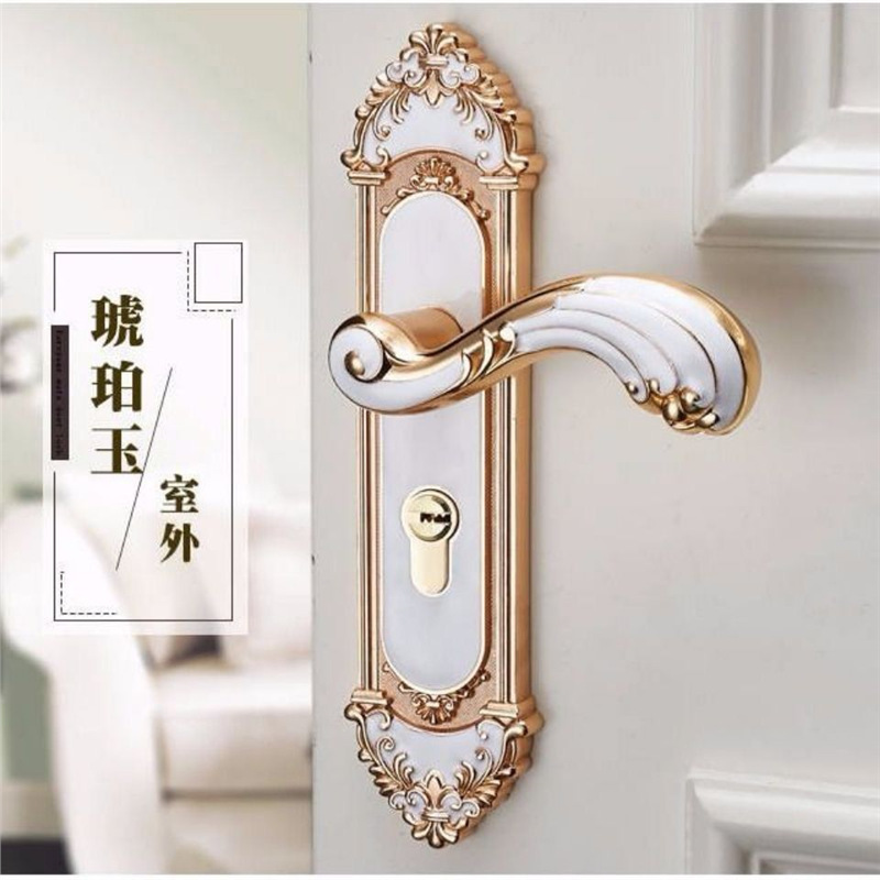 مقبض قفل باب غرفة صامت على الط - مراجعة Furniture Hardware Lock وسعره