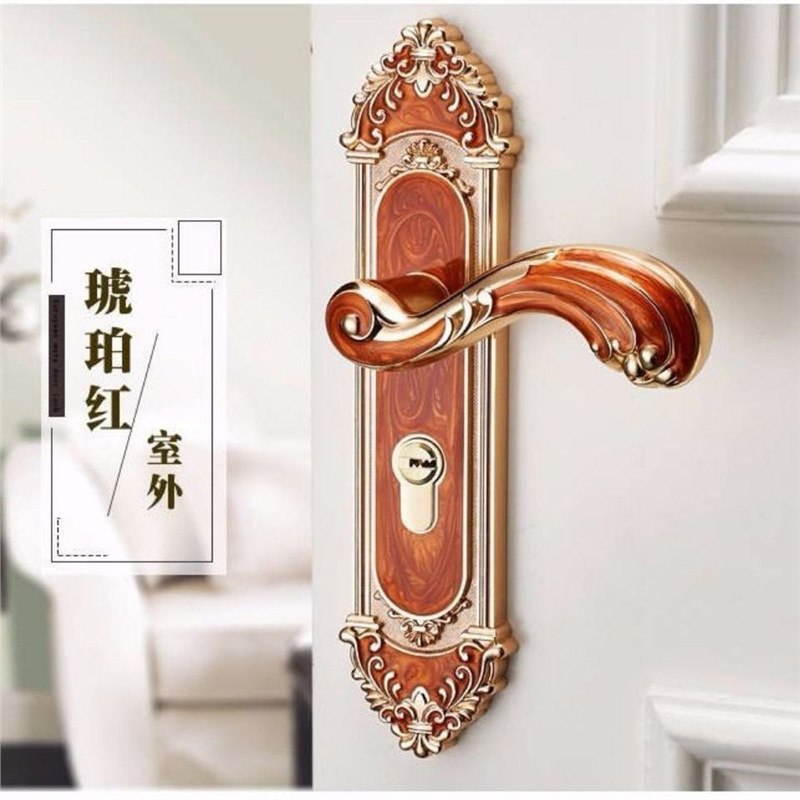 مقبض قفل باب غرفة صامت على الط - مراجعة Furniture Hardware Lock وسعره