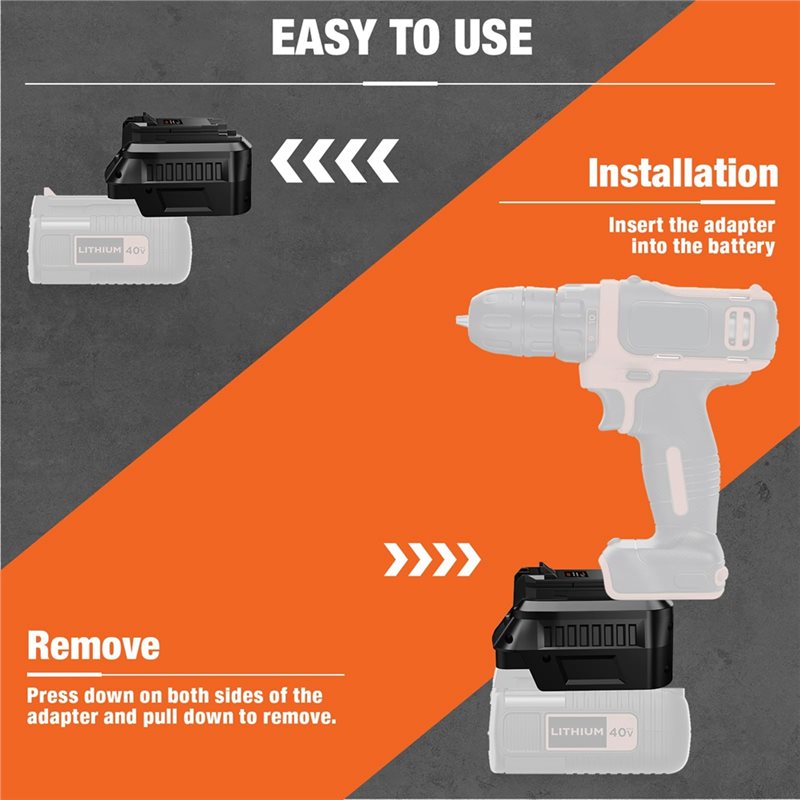 【RECOMENDAR】محول بطارية 40 فول - مراجعة Black+Decker Tool Cordless وسعره