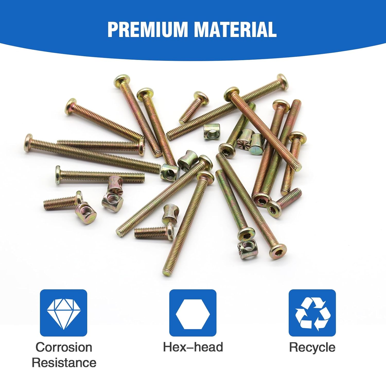 طقم براغي سرير الأطفال من VKKM - مراجعة Furniture Hardware Replacement وسعره