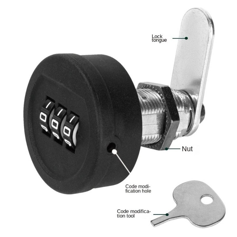 قفل رقمي للأدراج بطول خيط 20/3 - مراجعة Furniture Hardware Lock وسعره